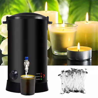 5L Soy Wax Melter For Soap Candle Making DIY Electric Melting Pot Pour SpoutUK • £105.98