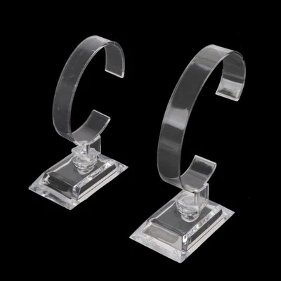 £3.38 • Buy C Shape Acrylic Watch Holder Stand Showcases For Jewelry Display Retail Use
