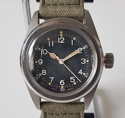 WMT USN 1940s Military Inspired Watch Mens Automatic 38mm Complete Set Near Mint • £399.99