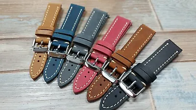 £9.99 • Buy  Crazy Horse Collection  Crazy Horse Leather Watch Strap With Quick Release.