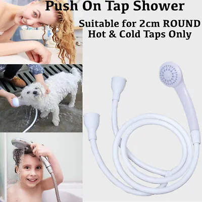 Shower Head And Hose With Shower Attachment For Taps Bath Portable Dog Camping • £16.99