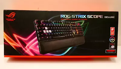 ASUS ROG Strix Scope Deluxe RGB Wired Mechanical Gaming Keyboard (Red Switches) • $149.99