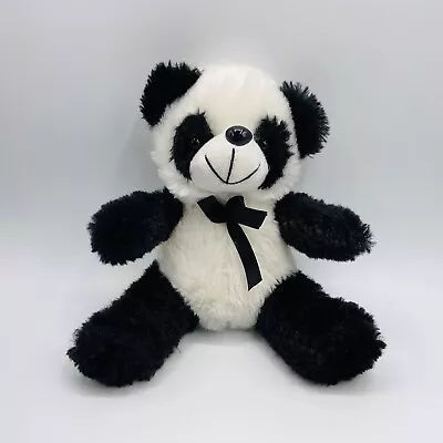 Panda Bear Stuffed Animal 6” Soft Plush Toy Baby Gift White Black Small Mini Kid • $5.95