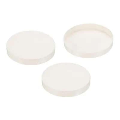 110mm ID Pipe End Caps 3 Pack Round Tubing Insert Pipe Cover White • £9.26