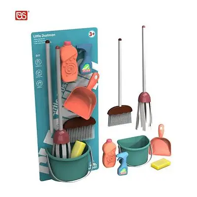 £14.99 • Buy New Kids Cleaning Set With Mop & Brush Role Play Toy Set Cleaning All Tools