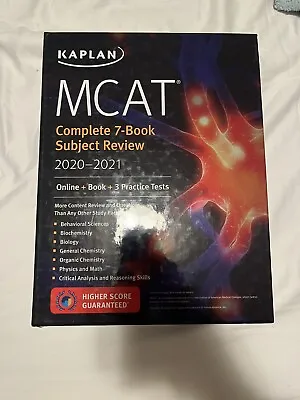 $35 • Buy Kaplan MCAT Complete 7-Book Subject Review 2020-2021