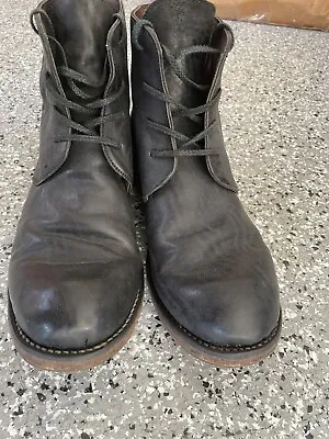 A1923 Leather Boots Men A Diciannoveventitre Size 44 • $999