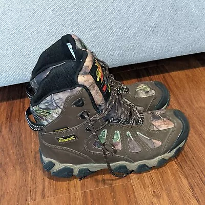 Thorogood Camo 400g Insulated Hiking Boots Men's Size 8 • $42