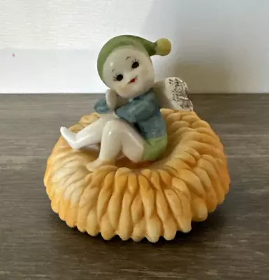 Vintage National Potteries Cleveland Potteries Pixie Flower Angel Figurine Japan • $39