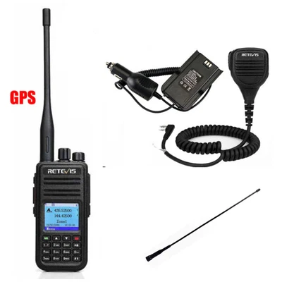 $159.99 • Buy Retevis RT3S Digital Ham Radio DMR GPS Dual Band TDMA Walkie Talkie 5W &ACCS