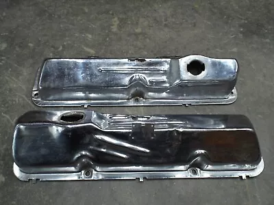 352 390 427 Chrome Valve Covers 1966 1967 Ford Fairlane Ranchero Galaxie 500 XL • $399.99