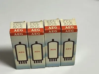 AEG ECL805 6GV8 Vacuum Tubes 4pcs Likely Unused - JAPAN • $100