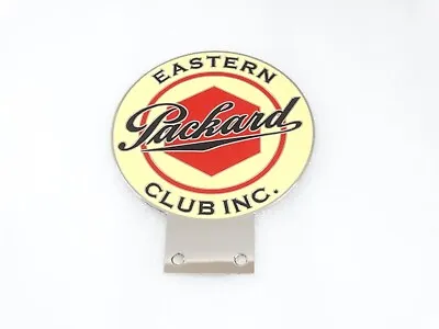 Brass Metal Badge Decal Emblem For Vintage Eastern Owners Packard Club Car Grill • $64.56