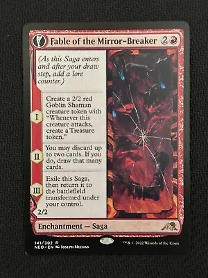 Fable Of The Mirror-Breaker / Reflection Of Kiki-Jiki - Kamigawa - MTG NEO R 141 • $13.64