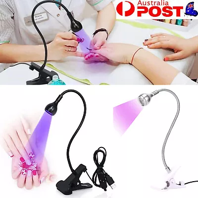 Mini/Desktop UV LED Nail Lamp Portable Polish Curing Gel Dryer Light Manicure • $17.99