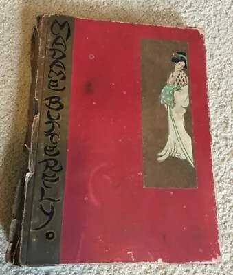 Handbound Antique  Madam Butterfly  Opera Voice/Pianoforte Score 1906 Puccini  • $15