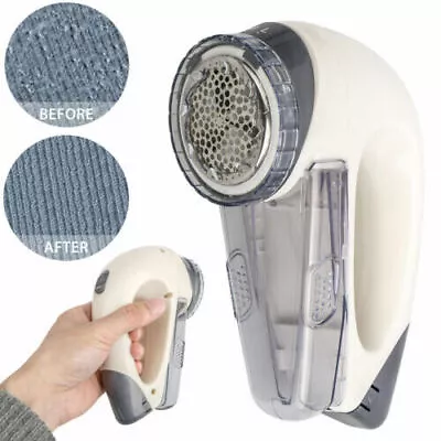 Cordless Lint Remover Fabric Shaver Sweater Clothes Portable Shaver Defuzzer • £9.49