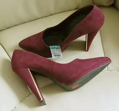 Ladies Fiore High Heeled Mulberry Shoes. UK Size 5. • £22