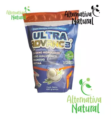 Ultra Advanc3 (440 G) Colageno Hidrolizado Magnesio Biotina Ultra Advance 3 • $26.99