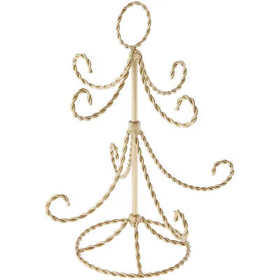 Bard's Gold Twisted 8 Arm Ornament Display Tree 13.75  H X 11.75  W X 11.75  D • $28.03