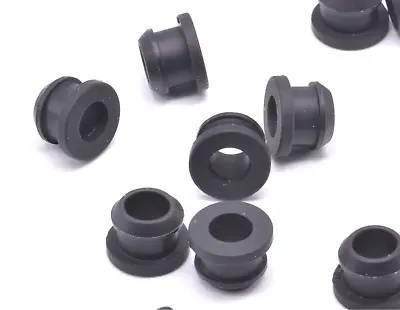 3/8  X 5/16  ID W 1/4  Groove Rubber Grommet Bushings Push In Panel Bushings • $11.50