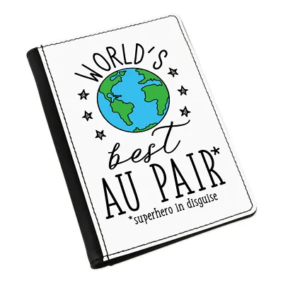 World's Best Au Pair Passport Holder Cover Case Funny Best Awesome Child Minder • £16.99