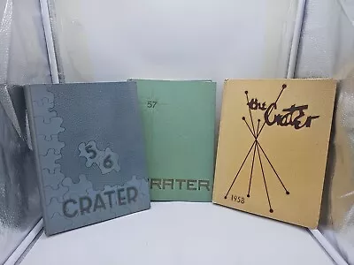 Medford Oregon High School Yearbook 1956-58 Crater  • $84.94