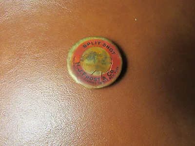 Rare Kelso Trade Mark H. J. Frost & Co. NY. Round BB Split Shot Tin • $99.98