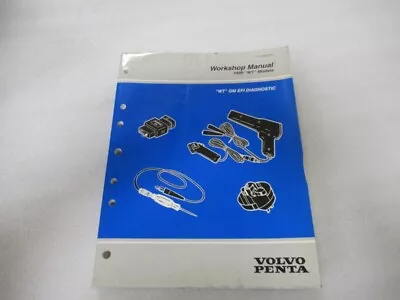 Volvo Penta 1999  WT  GM EFI Diagnostic Models OEM Workshop Manual P/N 3850078 • $18.61