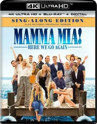 Mamma Mia Here We Go Again (DVD) Sing-Along Edition • $8.50