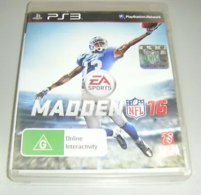 Sony Playstation 3 PS3 Game - EA Sports NFL Madden 16 • $11.99