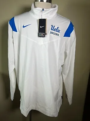 Nike UCLA Bruins On Field 1/4 Zip Pullover Windbreaker Jacket Men's XXL NWT $85 • $69.95