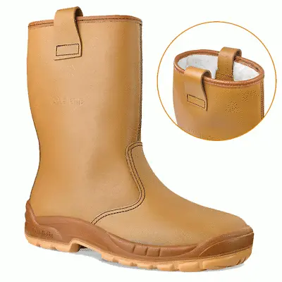 Jallatte Jalfrigg SAS S2 CI SRC Water-Repellent Steel Toe Work Rigger Boots • £88.98