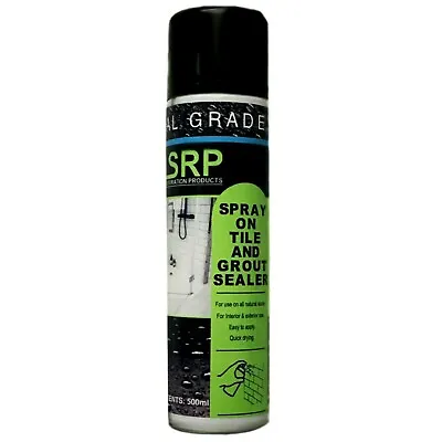 SRP Tile And Grout Clear Sealer Professional Easy Application Spray On 500ml • £15.95