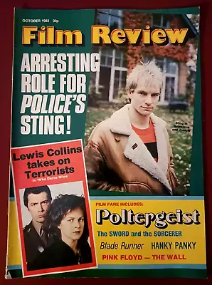 Film Review: October 1982 - UK Magazine / Sting Lewis Collins Tron Speilberg • £10.45