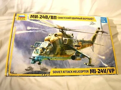 $69.60 • Buy 1/48 Zvezda Soviet Attack Helicopter Mil Mi 24 V / VP Hind # 4873