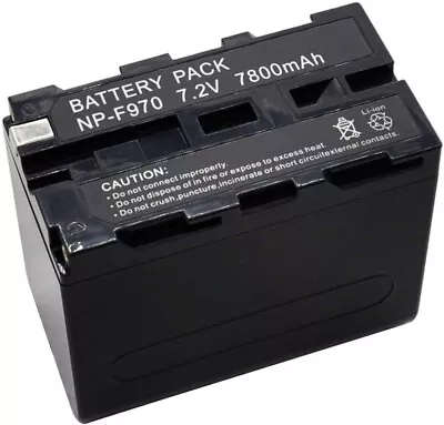 2X 7800Mah Battery Pack For Sony NP-F970 NP-F960 NP-F330 NP-F550 NP-F750 NP-F... • $75.18