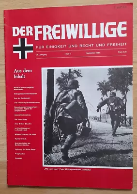 Der Freiwillige - September 1980 Issue - Selection Of Some Of The Pages Within • £1.50