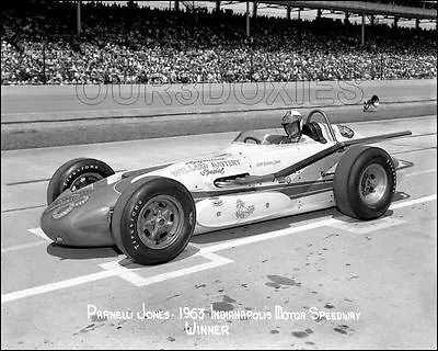 1963 Indy 500 Winner Parnelli Jones Racing Photo 8X10  • $7.95