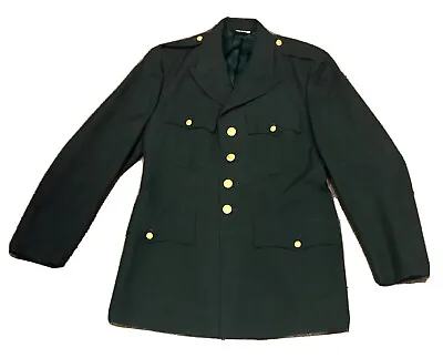 VINTAGE Army Jacket Military Officers Dress Uniform Coat 8405-965-1621 Wool • $42.49