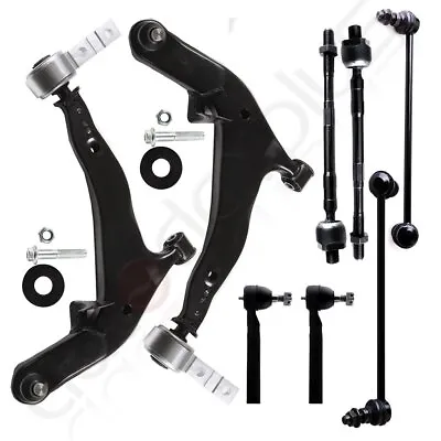 $113.99 • Buy For 2005-07 Nissan Murano FWD 8pcs Suspension Control Arms Tie Rod Kit Parts