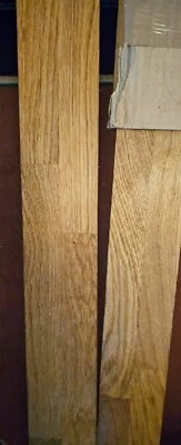 Solid Farmhouse Oak Rustic Wood Worktops Uplands 2x 200cm X 7.7cm Wide 1.9cm Dep • £30