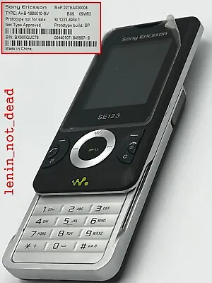 PROTOTYPE SONY ERICSSON W205 Tessa  Walkman RARE PROTO Mobile Phone Unlocked • $129