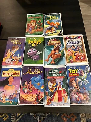 Disney Video Collection Set Of 10 VHS Tapes. • $20