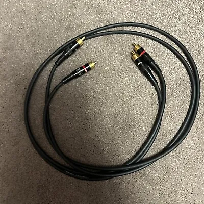 Linn Black RCA Interconnect Cable (1.2m Length) • £27.50