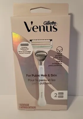 Gillette Venus Intimate Womens Razor Blade - 2 Refill Pubic Hair & Skin • $12.25