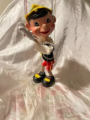 Pinocchio Marionette Figurine Japan Marionette Puppet With Strings.  • $59.01