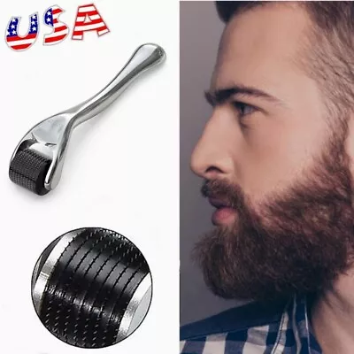 Beard And Hair Growth Derma Roller 0.5mm Titanium Derma Roller USA Fast Shipping • $8.39