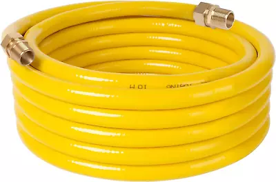 100ft 1/2'' Natural Gas Tubing Pipe W/ 2 Male Fittings For Heaters Construction • $199.99