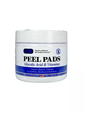 Peel Pads Glycolic Acid & Vitamins 50 Pads Dull Skin Blackheads Dark Spots • $13.97